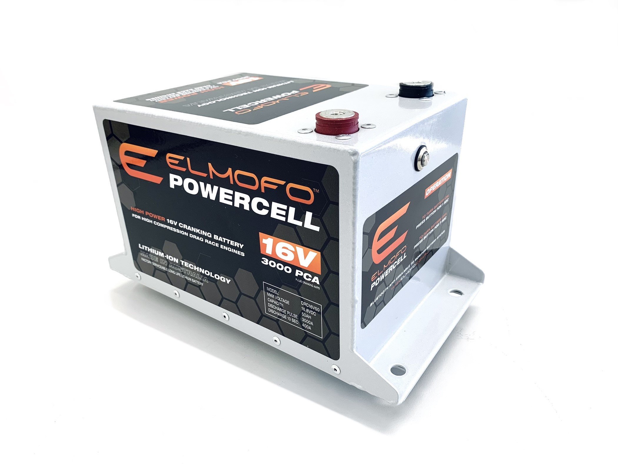 ELMOFO 16V Lithium Drag Race Cranking Battery