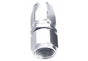 500 Series Cutter One Piece Full Flow Swivel Straight Hose End -10AN (Silver)