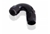 550 Series Cutter One-Piece Full Flow Swivel 120° Hose End -10AN (Black)