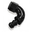 510 Series Full Flow Tight Radius Push Lock 120° Hose End -10AN (Black)