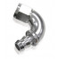 510 Series Full Flow Tight Radius Push Lock 120° Hose End -10AN (Silver)