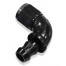 510 Series Full Flow Tight Radius Push Lock 90° Hose End -10AN (Black)