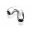 550 Series Cutter One-Piece Full Flow Swivel 120° Hose End -10AN (Silver)