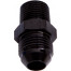 NPT to Straight Male Flare Adapter 3/8" to -10AN (Black)