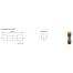 PV Fuse Dimensions