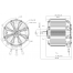 SIA155-64 12000W PMSM Hairpin Electric Motor 6