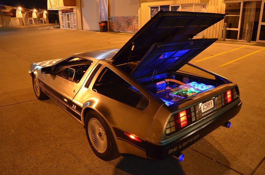 Electric Delorean DMC 3